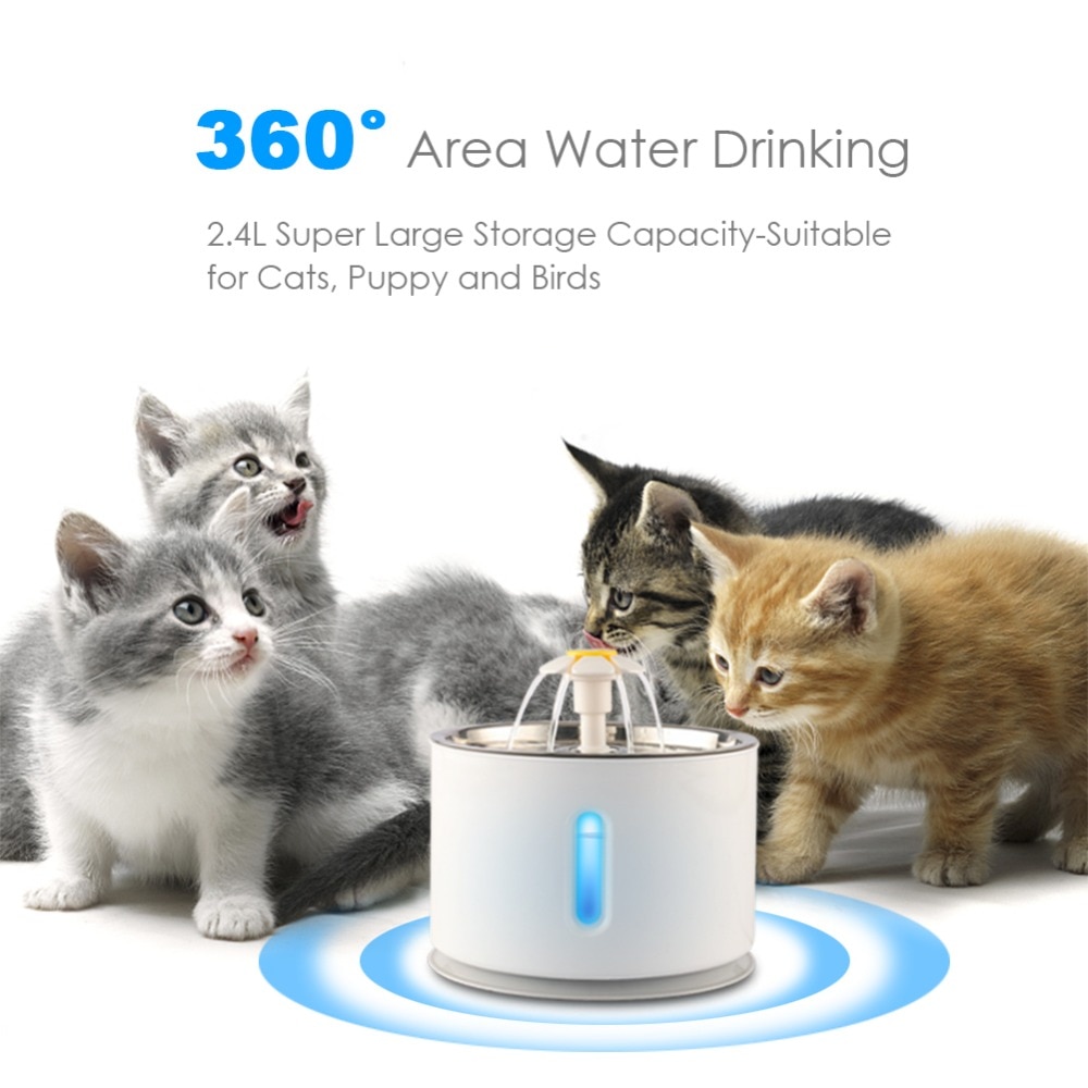 2.4L Automatic Cat Water Fountain - Image 5