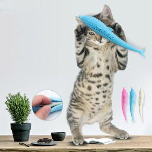 Fish Shaped Chewing Toy for Cats