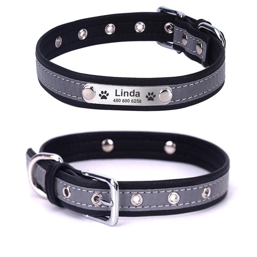 Personalized Reflective Dog Collar