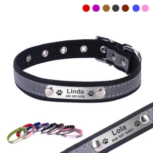 Personalized Reflective Dog Collar